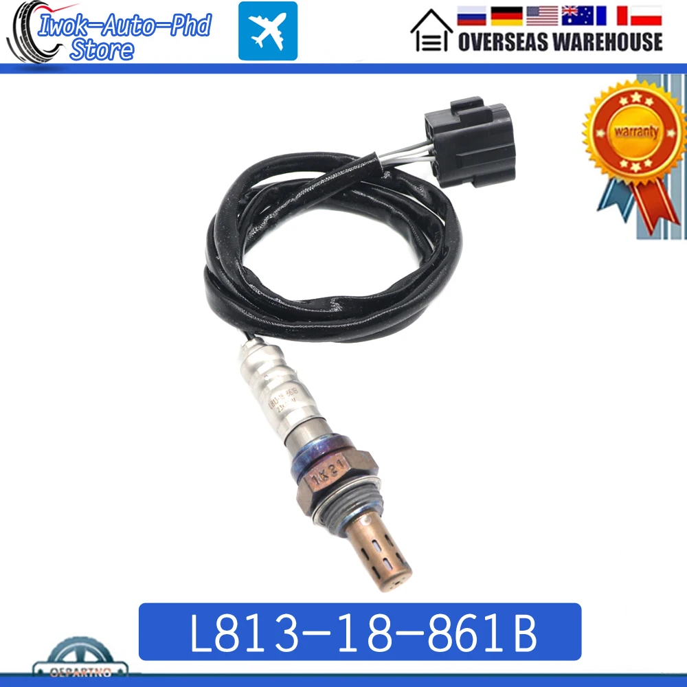 L813-18-861B Downstream Rear Probe Air Fuel Ratio Lambda Oxygen O2 Sensor for Mazda 6 1.8 2.0 ATENZA SPORT 2.3 2002-2007