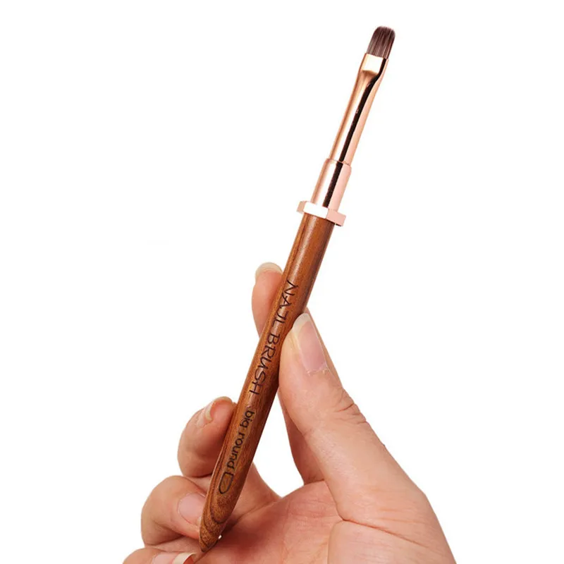 1/2PCS Pen Body With Holder Nail Brush Gel Paint Nail Art Gel Tip Extension Construction Accessory Nail Art Brush