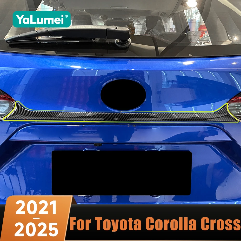 

Car Rear Upper Trunk Lid Cover Trims Tailgate Protection Strip For Toyota Corolla Cross XG10 2021 2022 2023 2024 2025 Hybrid