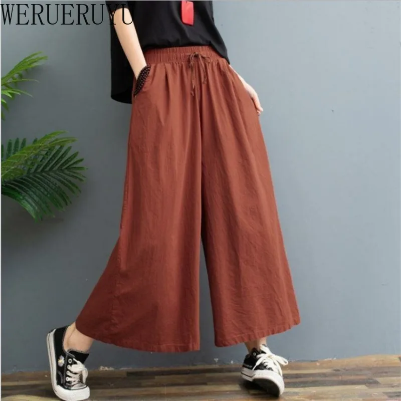 

Summer Loose Long Linen Pants for Women Y2k Clothing Streetwear Casual Trousers Harajuku Fashion Baggy Wide Leg Pants Women 2024