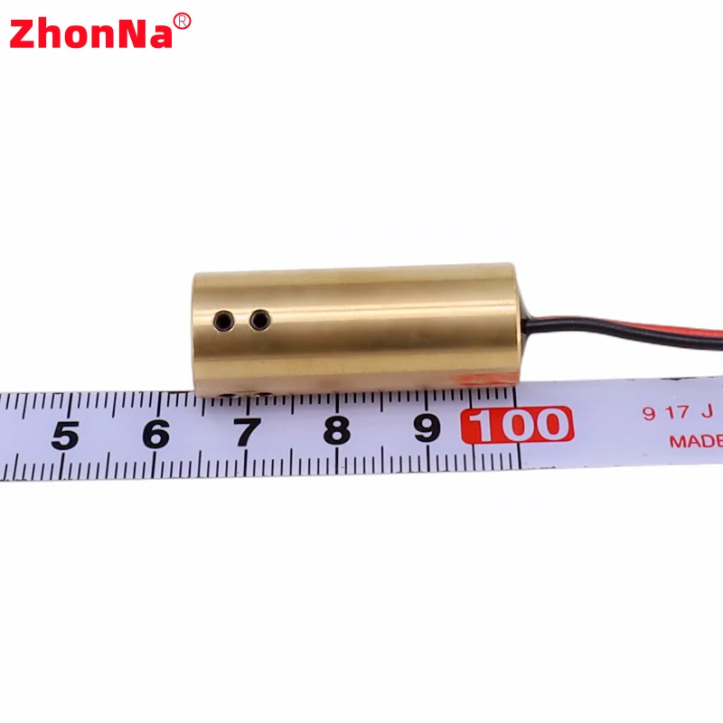 Módulo láser 650nm30mWLaser, óptica de punto único de luz roja, aplicación de localizador de alta coaxialidad, lentes de vidrio puntero, voltaje de