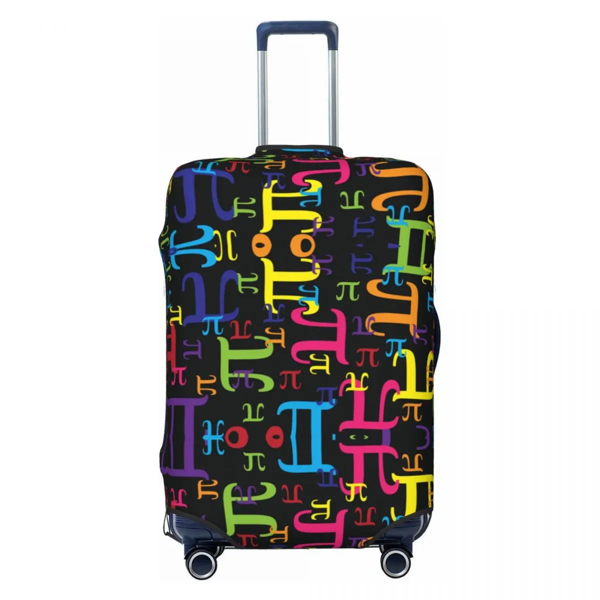 قطع مخصصة مخصصة من Pi Math Science غطاء الأمتعة حامي مطاطا المهوس الرياضيات حقيبة السفر يغطي #1