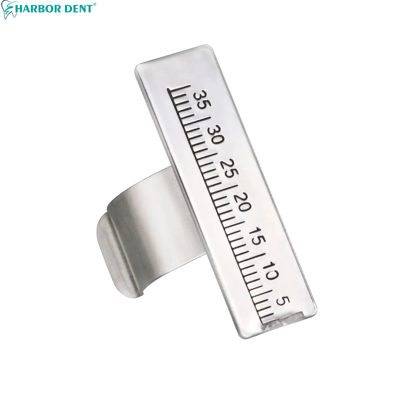 1PC Stainless Steel Dental Finger Ring Ruler Equipment Dentist Endodontic Span Measurement Scale Gauge Instrument Measuring Tool