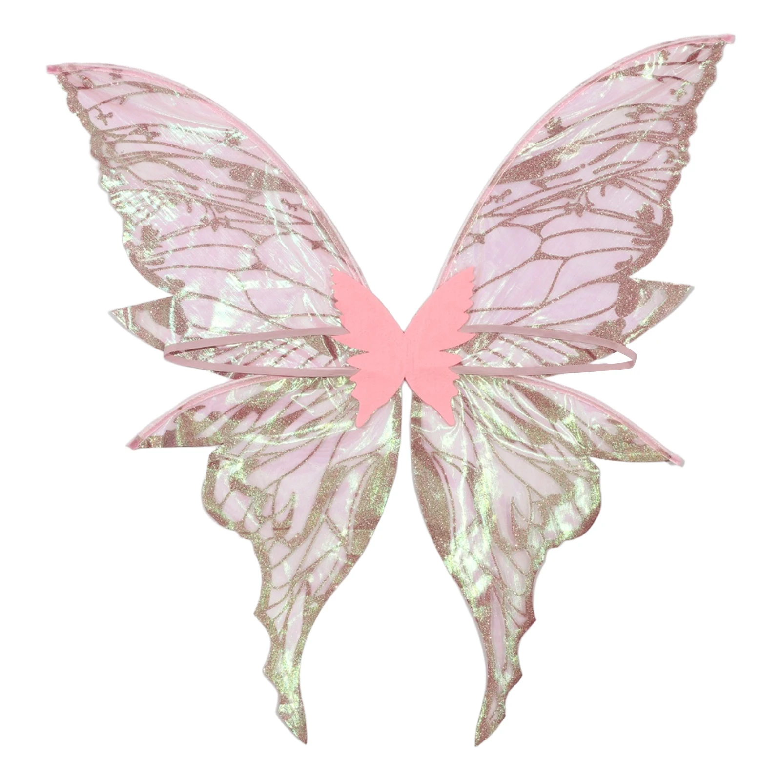 Cute Butterfly Wings Princess Angel Wings with Elf Ears Halloween Role Play Accessories for Women Girls Bachelor Parties Props