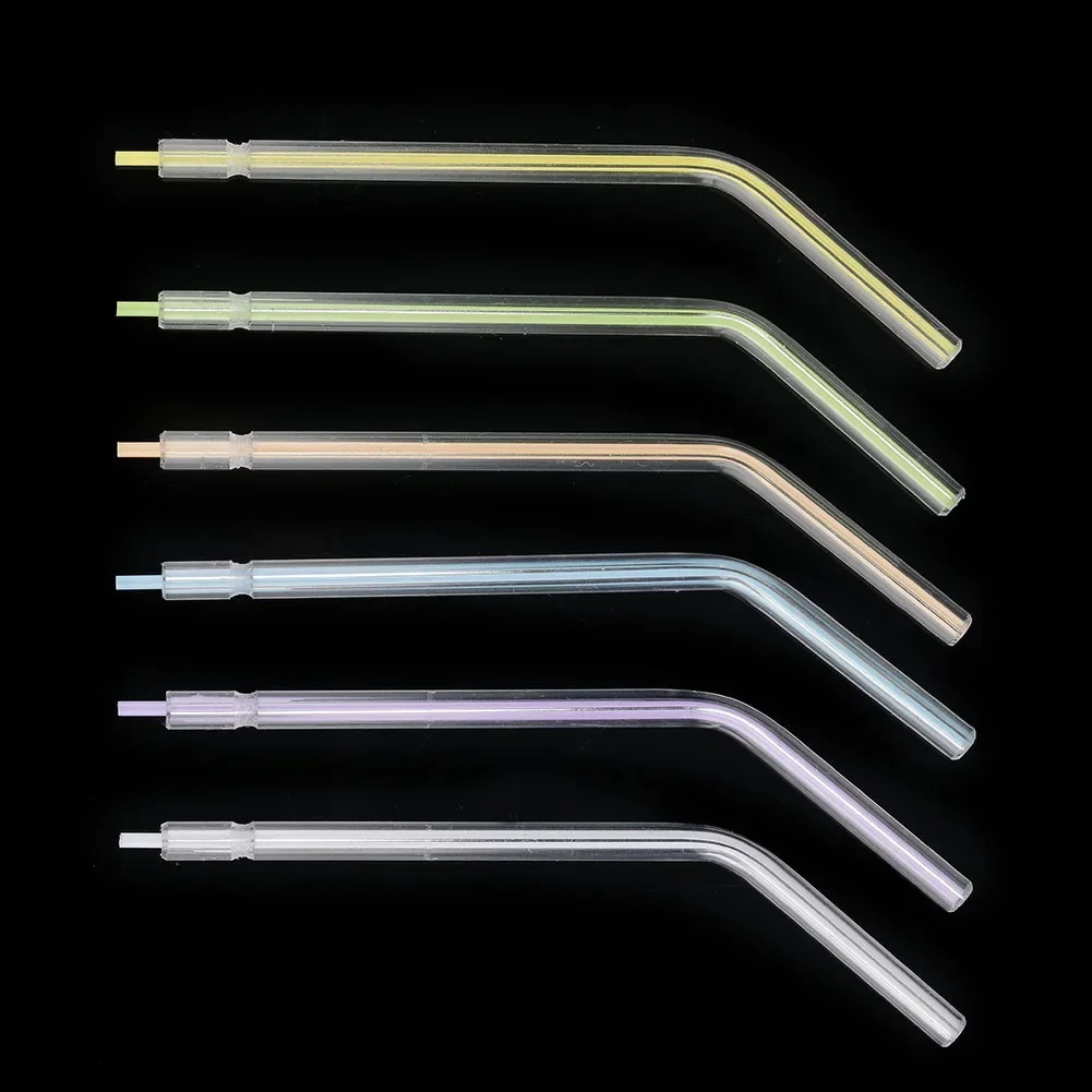 Universal Dental Oral Three-Way Nozzle: 100PCS Disposable Plastic colorful Spray Gun Head for Multi-Functional and Efficient Use