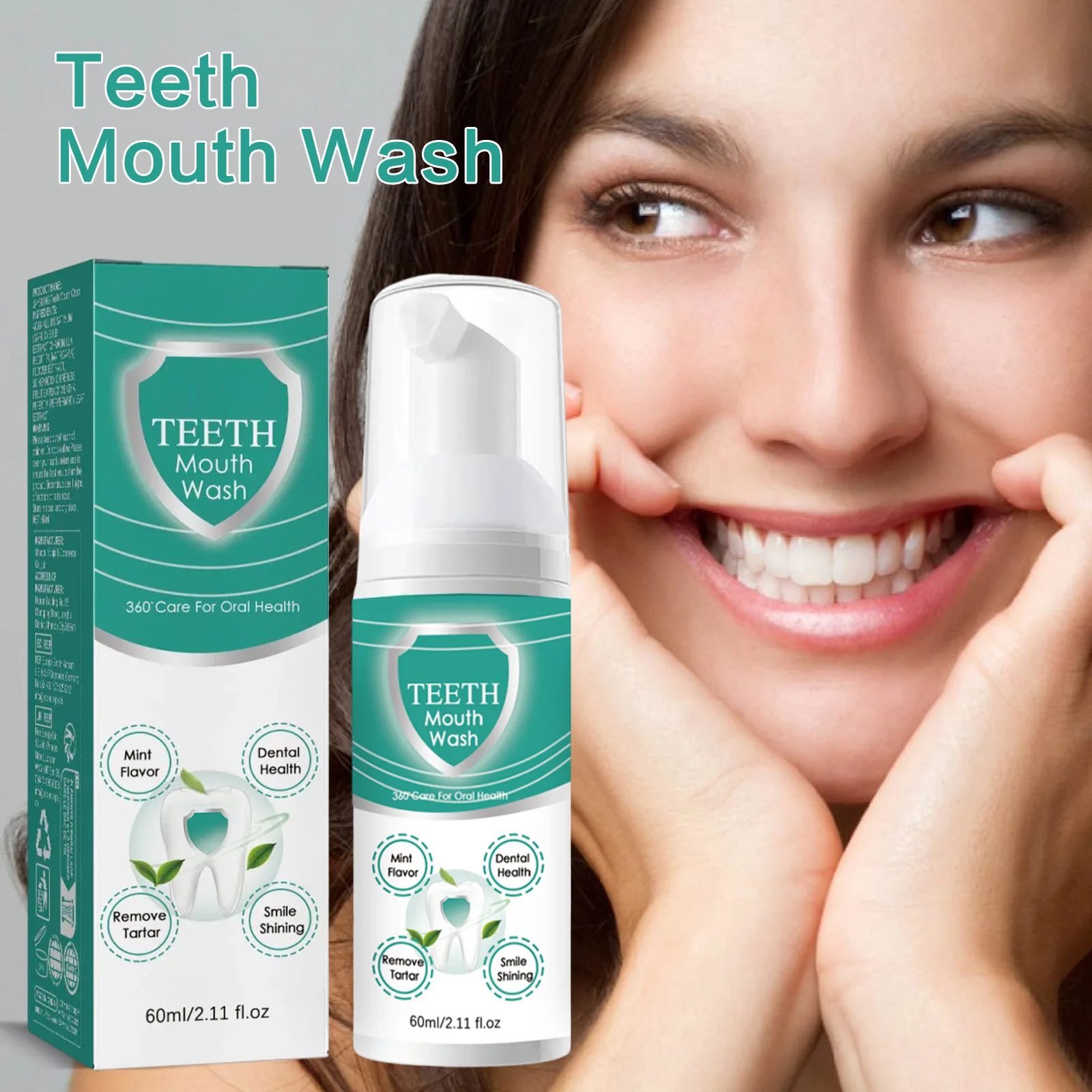 

Пенящаяся зубная паста-мусс — глубокая очистка пятен на зубах, пожелтение, ухода за деснами и свежее дыхание