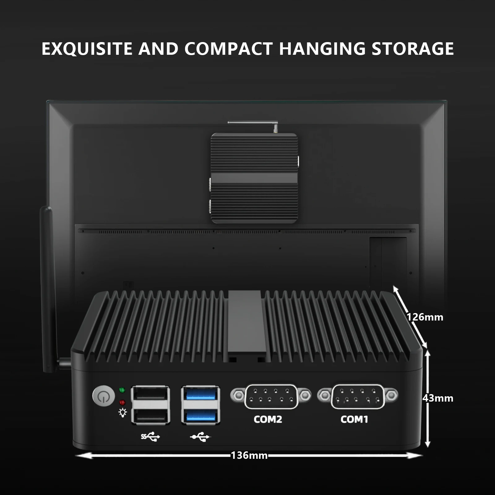 كمبيوتر صغير N150 J5005 CPU ثنائي LAN منفذ COM مزدوج DDR4 M.2 NVME SSD HD VGA جيجابت إيثرنت مكتب صناعي ناعم راوتر خادم PVE