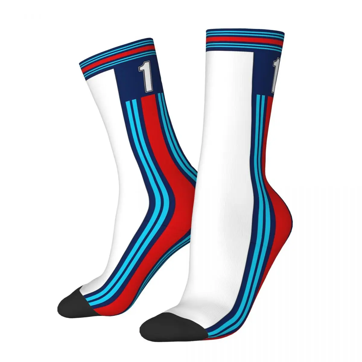 

Martini Racing Livery Socks Harajuku High Quality Stockings All Season Long Socks Accessories for Unisex Christmas Gifts