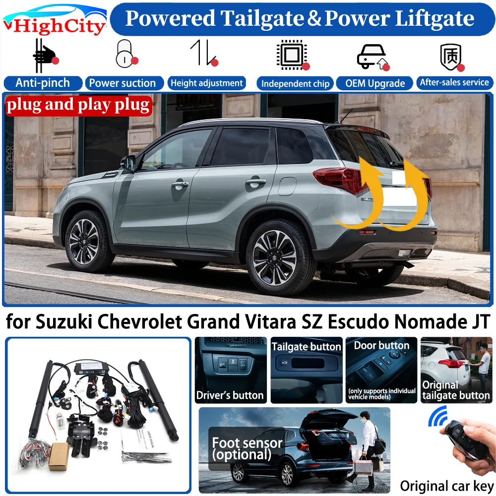 for Suzuki Chevrolet Grand Vitara SZ Escudo Nomade JT Automatic Smart Powered Tailgate Power Liftgate System Trunk Lift Kit