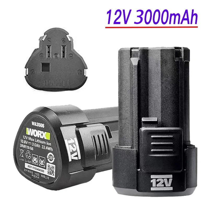 NEW 3000MAh Replacement Battery for WORX Kress 12V Power Tool WA3506 WU127 WU128 WU130 WU131X WU132 WU280 WX128 WX129