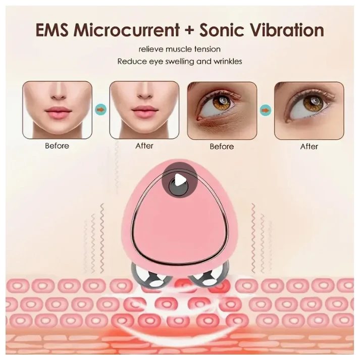 Ems Thuisgebruik Schoonheidsapparatuur Anti-Aging Face Lifting Beautyapparaat Microcurrent Gezichtsversteviging Apparaat Microstroom Face Lifting