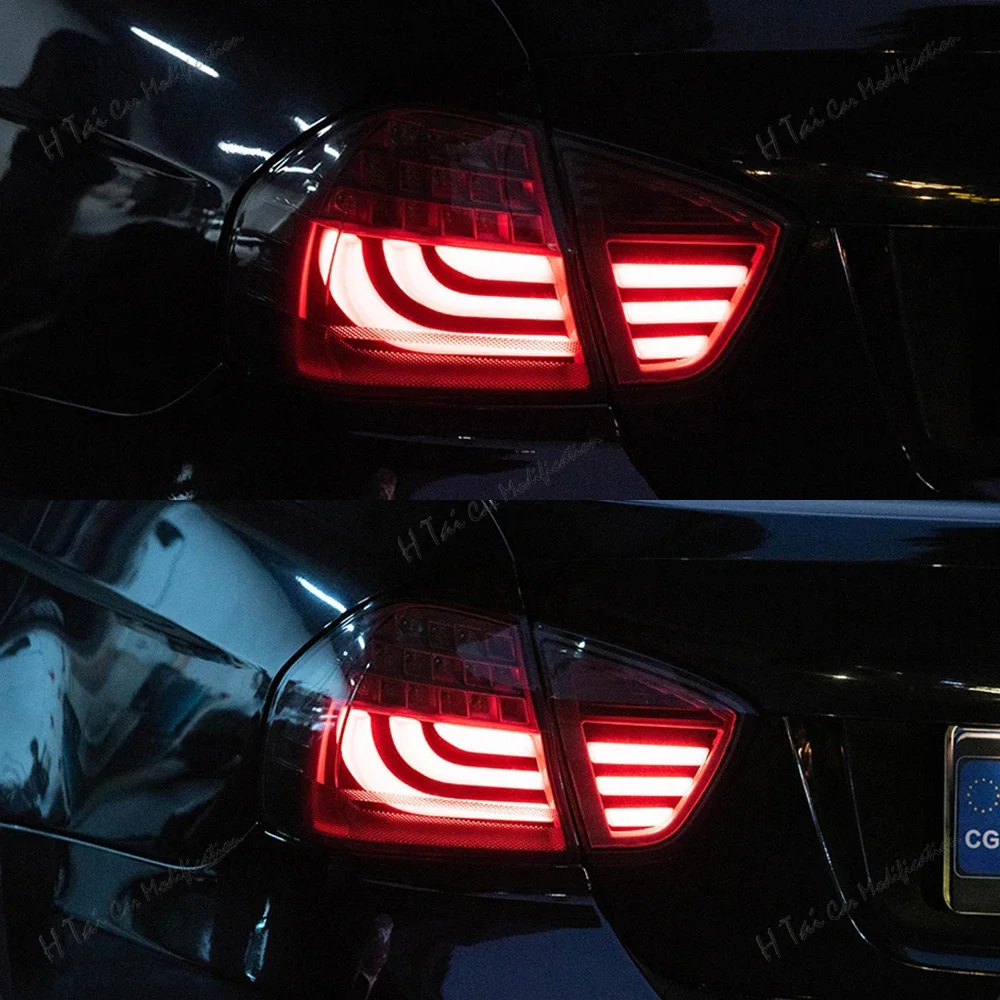 Pair LED Tail Lights For BMW 3 Series E90 2005-2008 2009-2012 Rear Lamps Taillights Fog Lights Turn Signal Car Light Assemblies