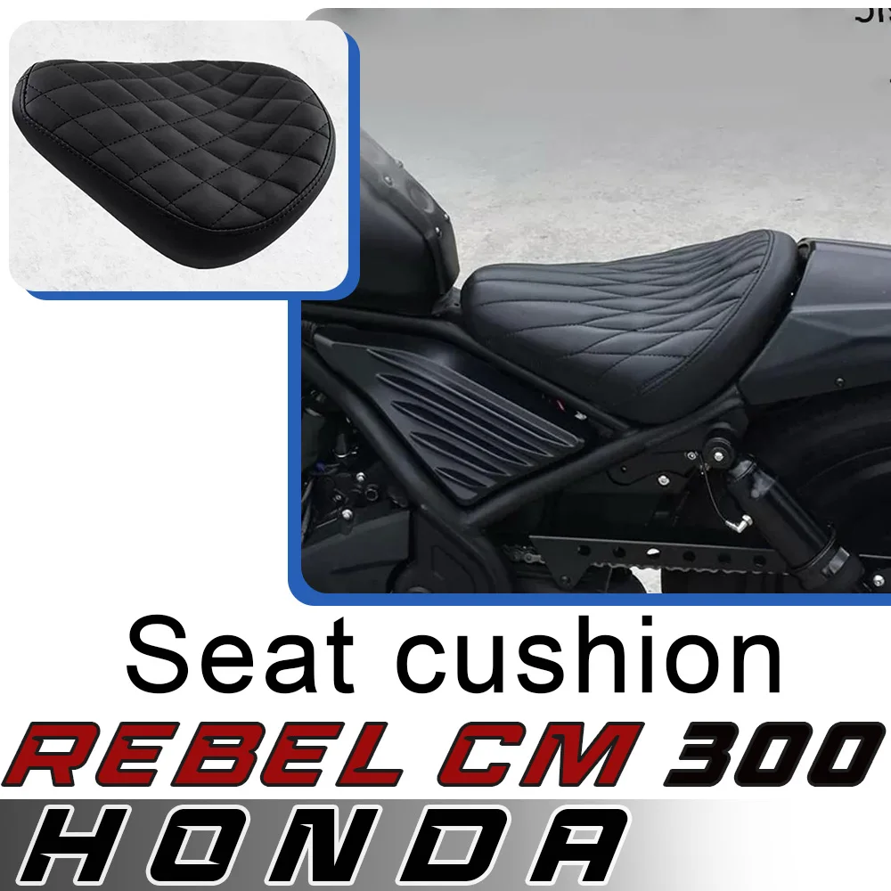 

For HONDA Rebel CM300 seat accessories thickened diamond single seat retro handmade seat rebel cm 300