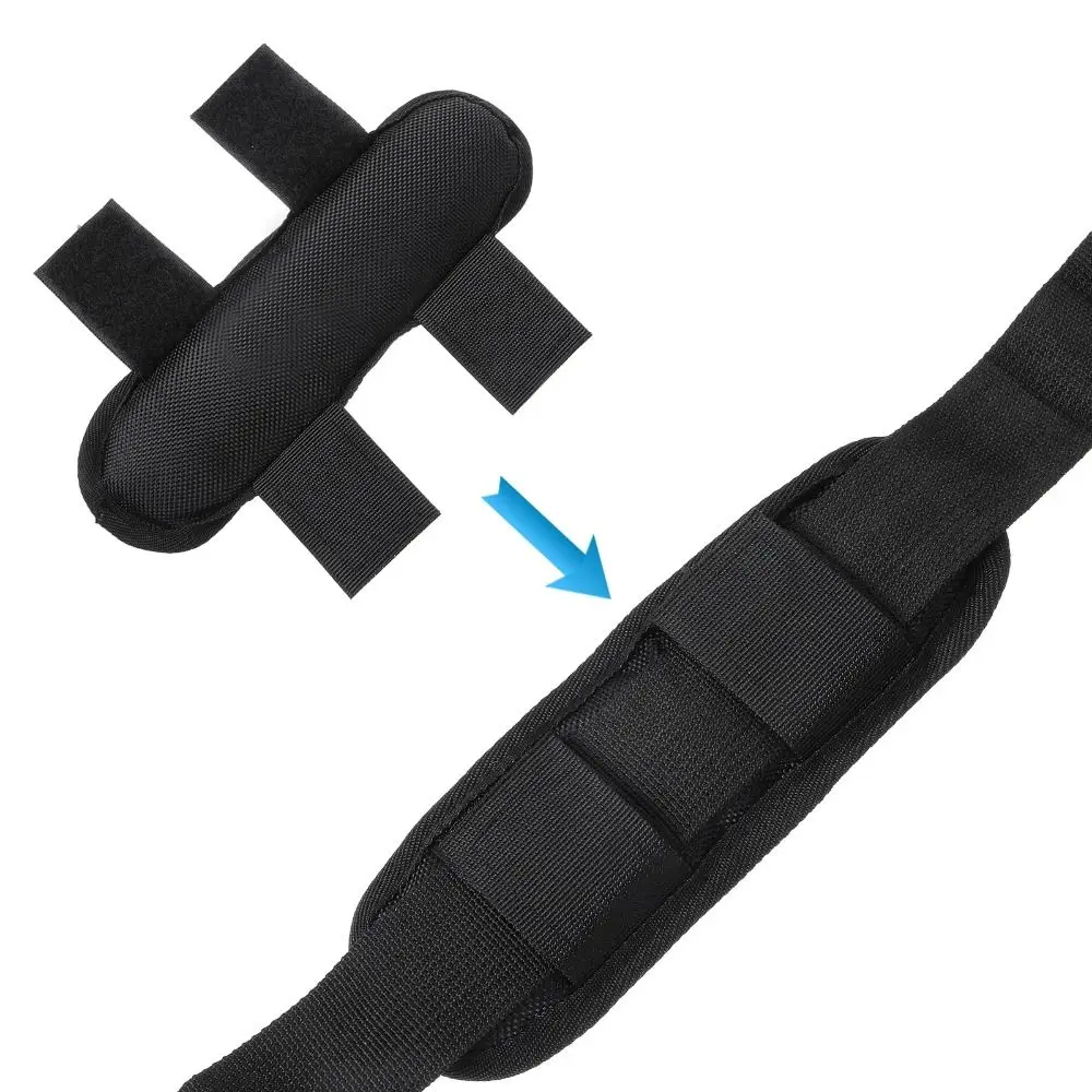 1 Pair Universal Shoulder Bag Pad Breathable Extra Thick Luggage Sling Cushion Removable Non-Slip Shoulder Strap Pad Hiking