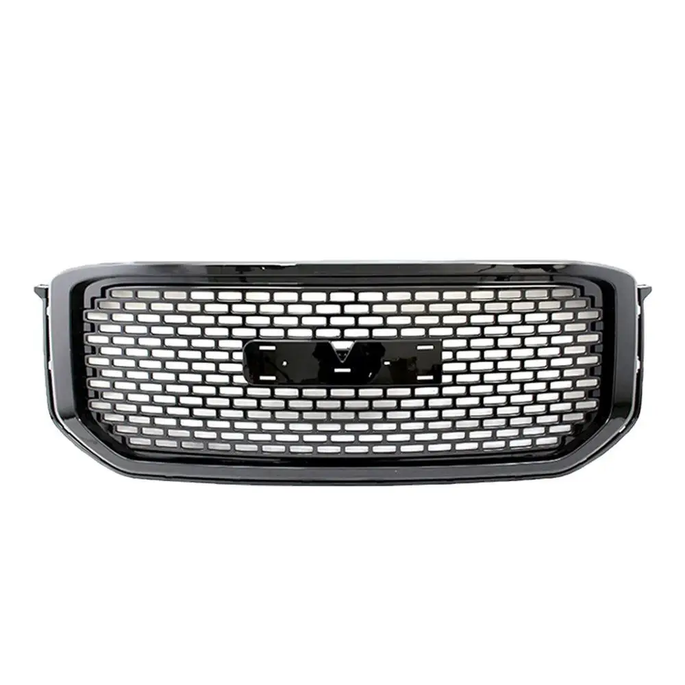 

bodykit car Accessories Gloss Black Mesh front Grille for GMC yukon Denali 2015-2018