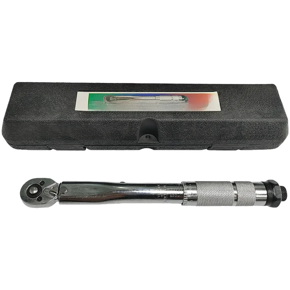 Adjustable Torque Wrench Set with 1/4 Inch 3/8 Inch and 1/2 Inch Drive Sizes for Precision Fastening Applications
