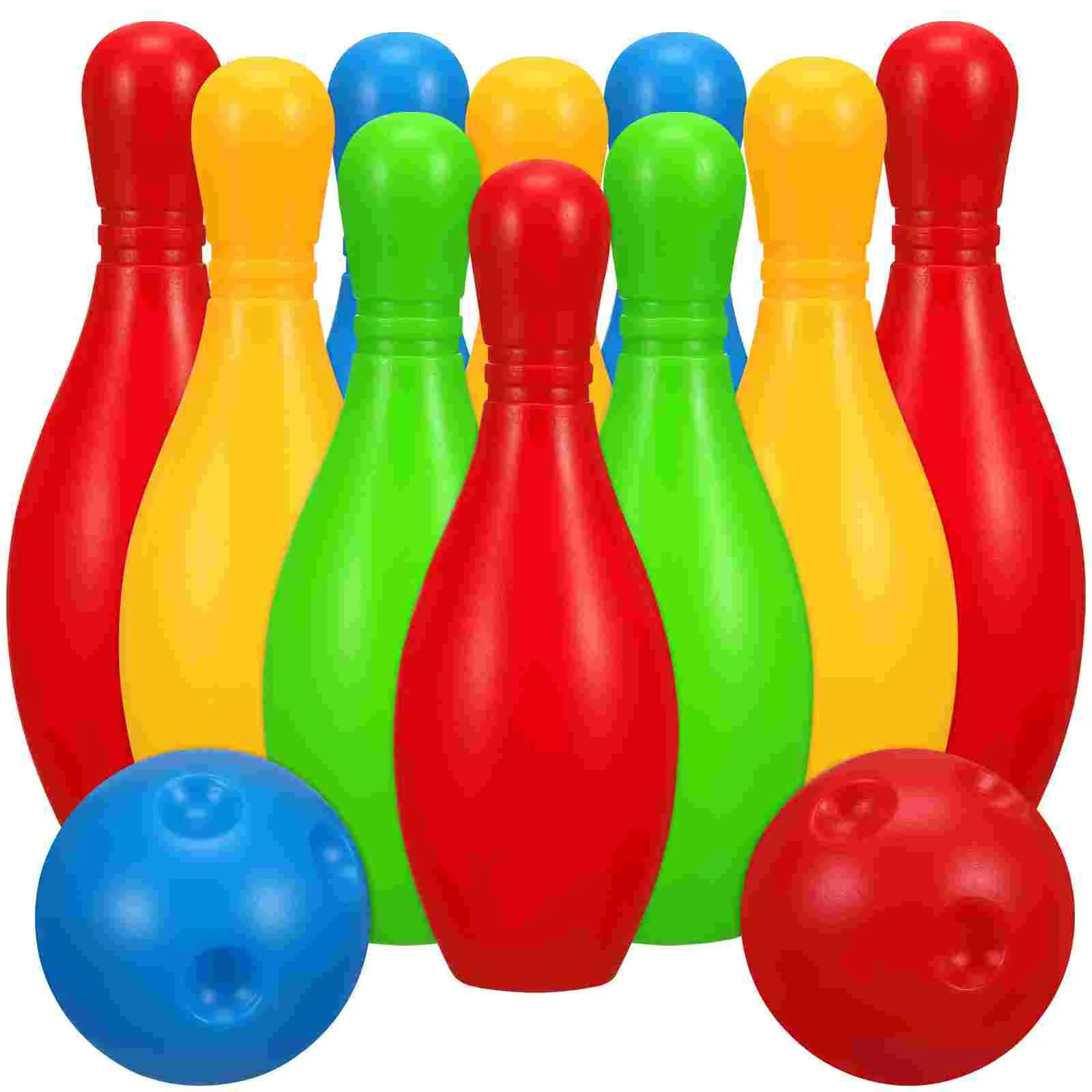 

Bowling Set Toys Includes and Balls Indoor and Outdoor Bowling Game for Kids Presents, Family Gathering