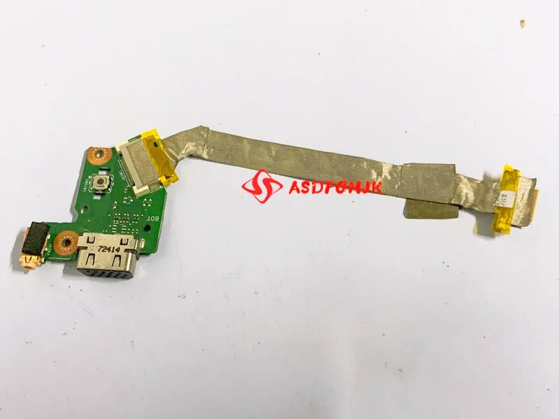 Original para ASUS N56V MODULO CON PULSANTE E PORTE MINI D-SUB VGA + PLANA N56VM SUB IO BOARD funciona perfectamente