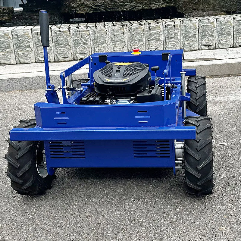 Customized Four-Mini Plaza Mower for Golf Courses DIY Grade Wheel Remote Control Mower Self-Propelled
