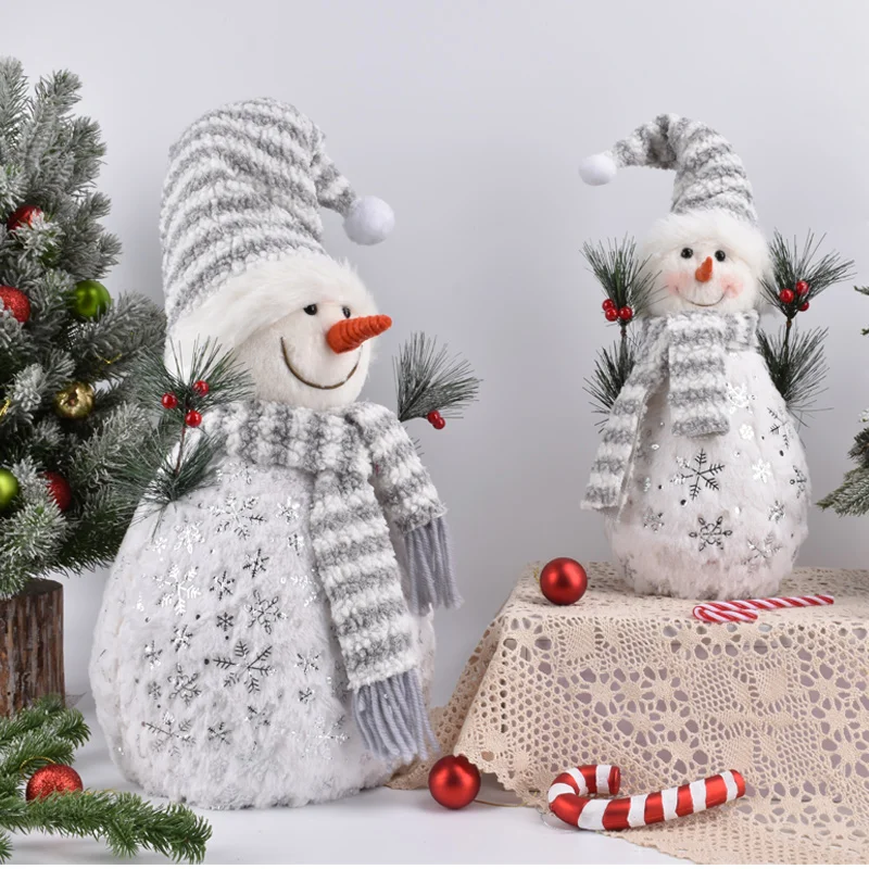 

Holiday decorations Christmas plush snowman ornaments