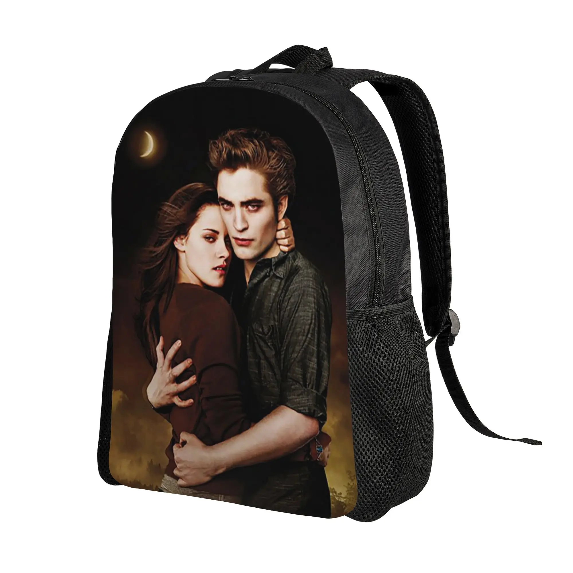 The Twilight Saga Cool Backpack Durable High School Hiking Travel Edward Bella Daypack for Men Women Laptop Shoulder Bag