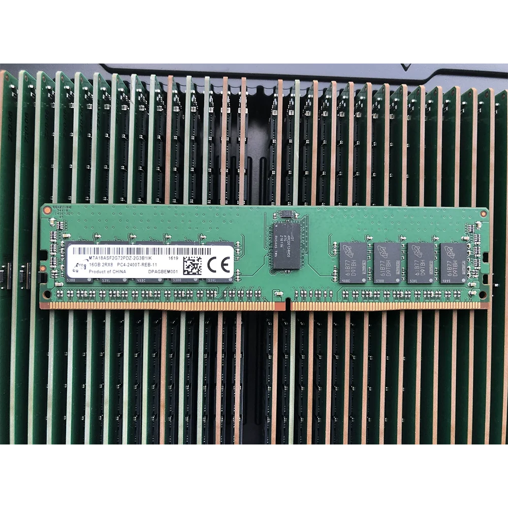 1 Pcs MTA18ADF2G72PZ-2G3A1IG MTA18ADF2G72PZ-2B3C1IK For MT Server Memory 16G 1RX4 PC4-2400T DDR4 RAM