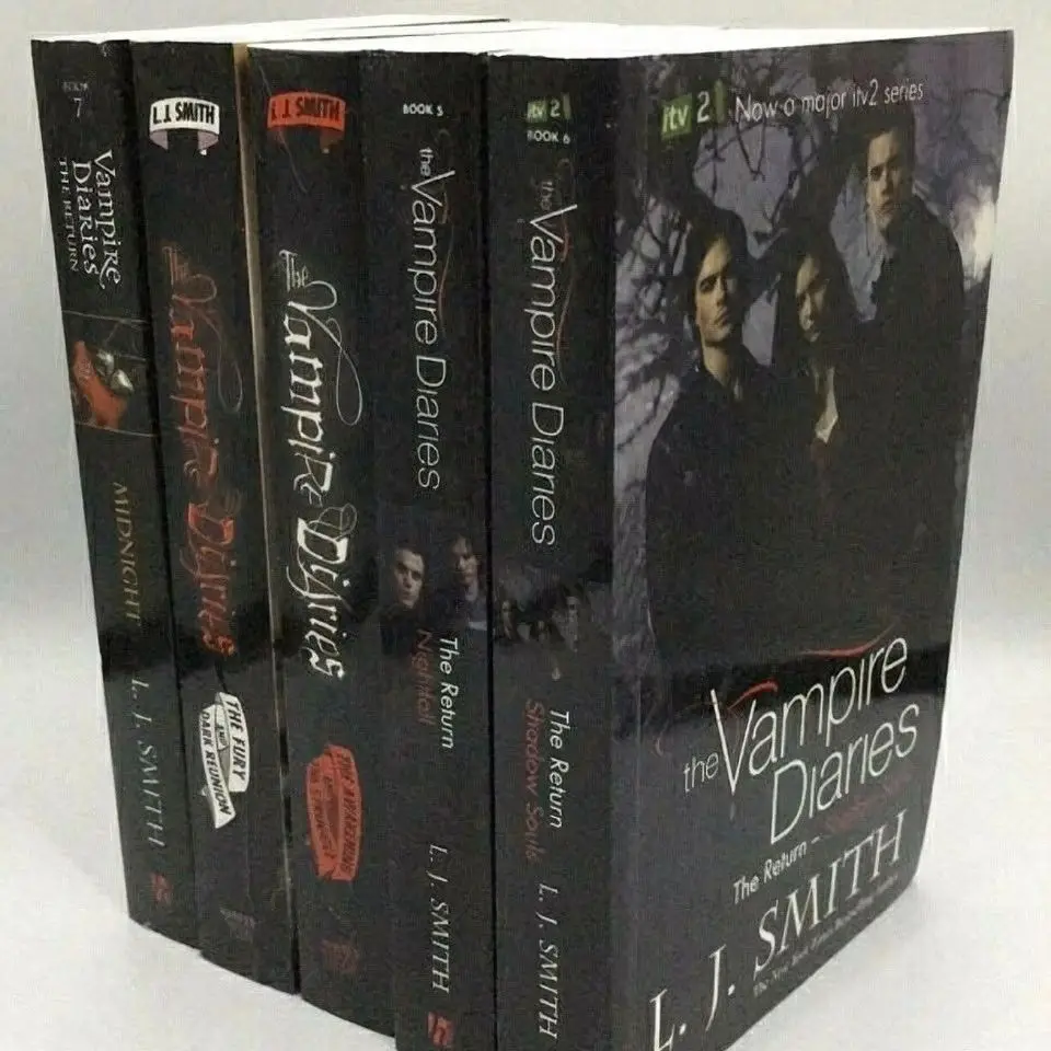 The Vampire Diaries: The Struggle Vampire Diaries 1-7 English Complete Sets of 5  English Book English Novels