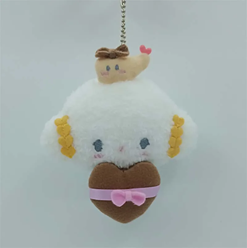 Kawaii Cloud Cogimyun Plush Toy Cute Keychain Bag Key Chain Anime Plushies Kids Toys for Girls Birthday Gifts for Girlfriend