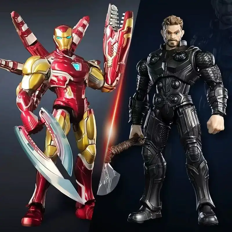 Original BLOKEES Iron Man Mk85 Thor Avengers Building Block ของเล่น Action ประกอบรูปอะนิเมะรุ่นของเล่นเด็กของขวัญวันเกิด