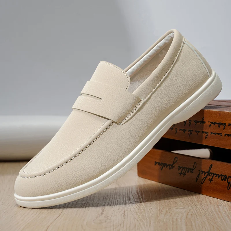 

Hot Selling Autumn Vintage Mens Casual Shoes Simple Solid Color Versatile Sports Shoes Fashiona Lightweight Soft Walking Shoes