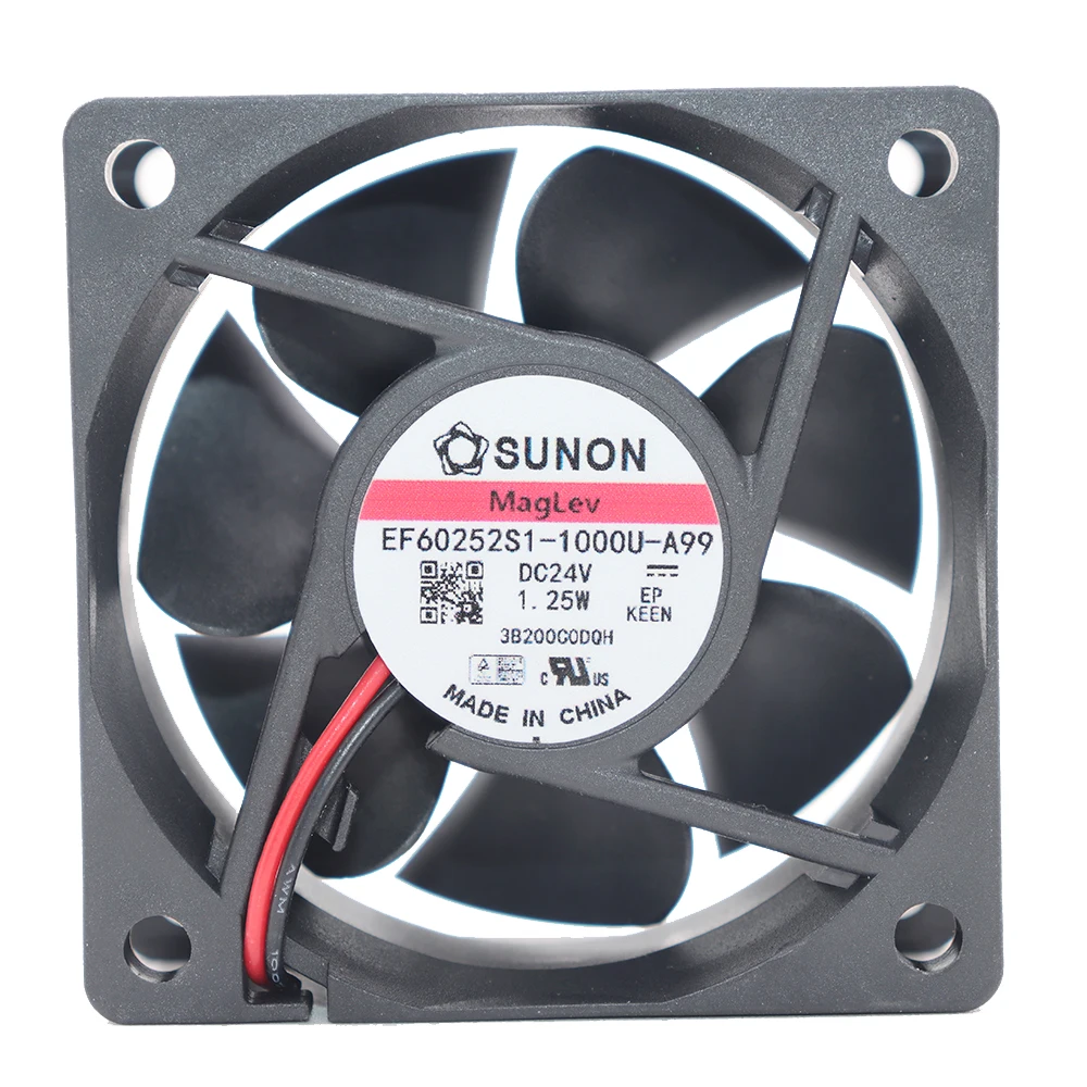 

Оригинальный вентилятор охлаждения SUNON EF60252S1-1000U-A99 6025 24В 6см 1.25Вт
