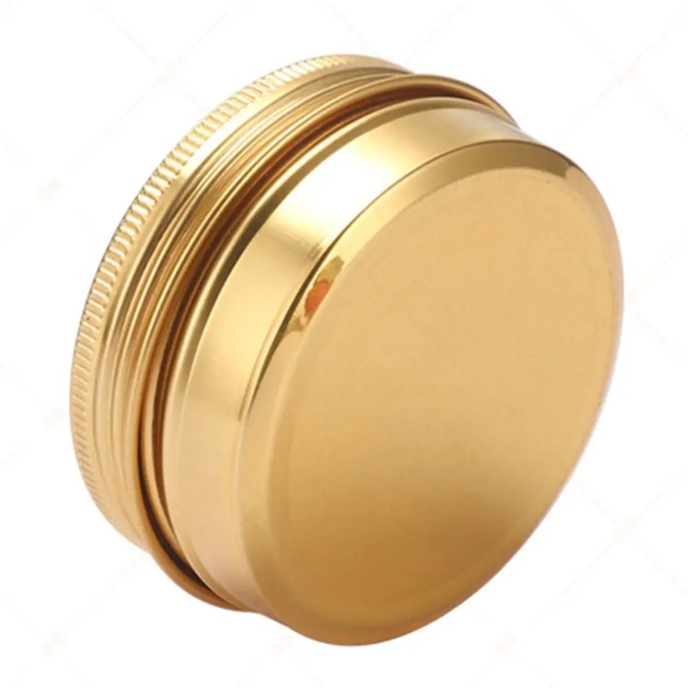 4pcs Nail Candle Candle Jars for Cream Balm Cosmetic Container Aluminum Tin Jar Tea Cans Refillable Bottles