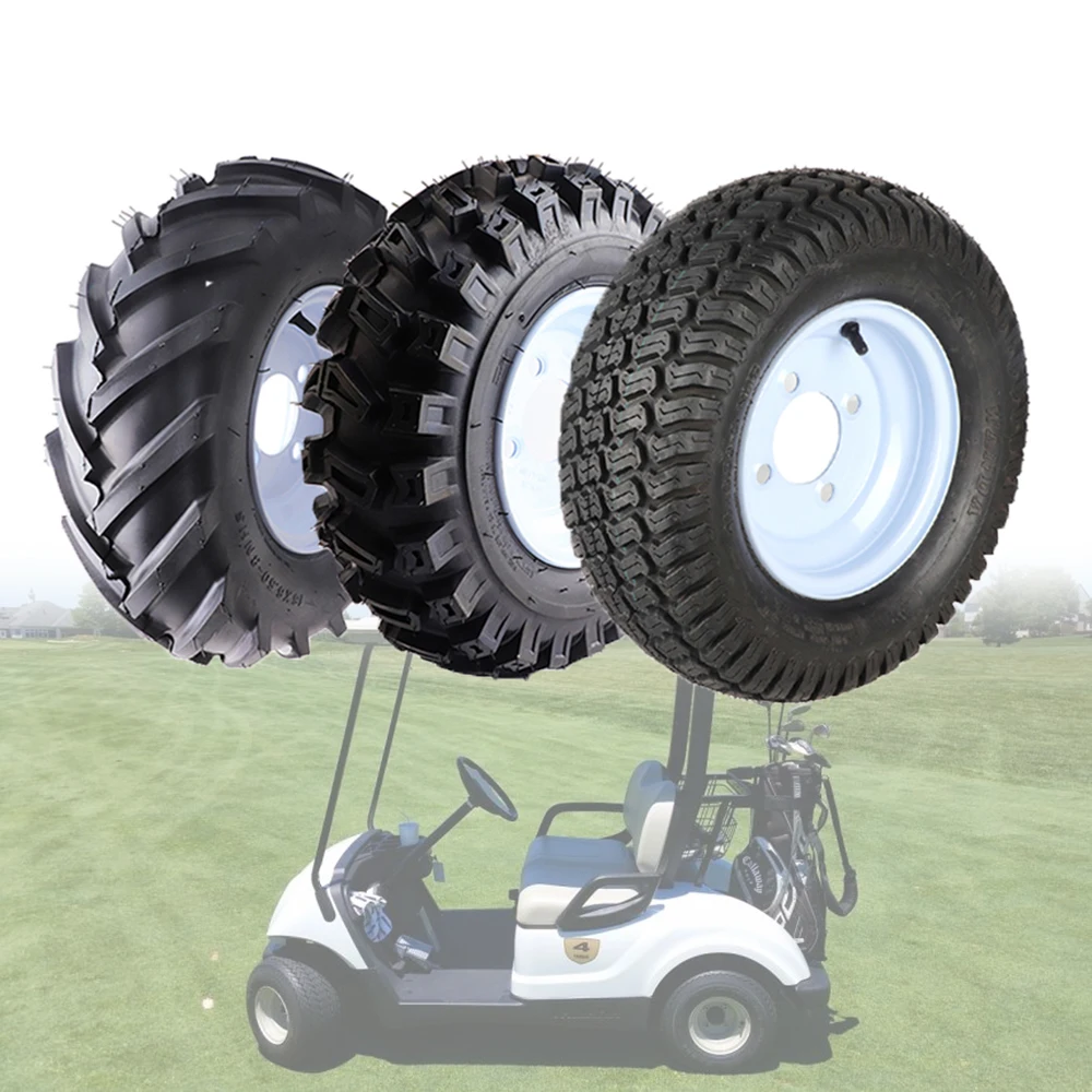 

ATV 16 inch Wheels 16x6.50-8 Tubeless Tire 101mm*4 Stud For Golf Cart Snowplow Lawn Mower Farm Vehicle Tool Car Tyre Accessories