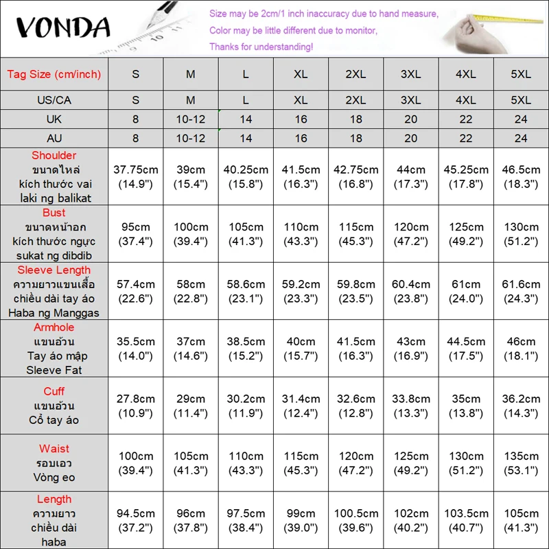 VONDA Women Bohemian Dress 2025 Long Sleeve Printed Sundress Lapel Collar Casual Knee-Length Robe Fashion Vestidos Oversized