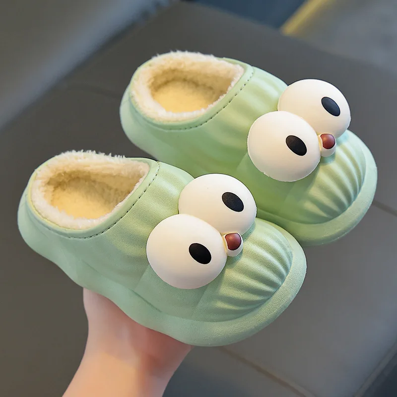 Anti Slip Boys Shoe Fashion Cotton Slipper Versatile Childrens Girls Shoe 2025 Winter New Kid Shoes Waterproof Baby Casual Shoes