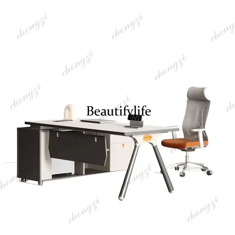 Postmodern Office Desk Workshop Table Office Work Study Furniture Room Supplies Accessories