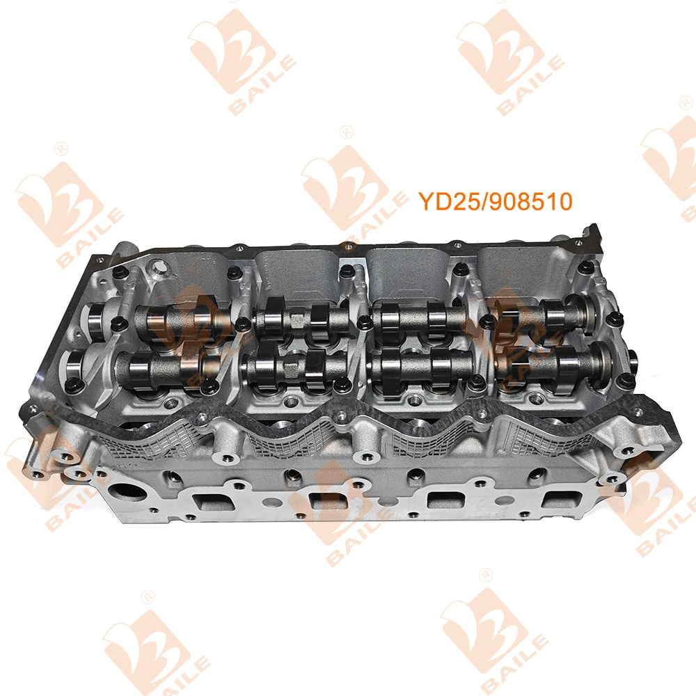 YD25 Complete Cylinder Head With Camshafts for YD25 Nissan Engine 908510
