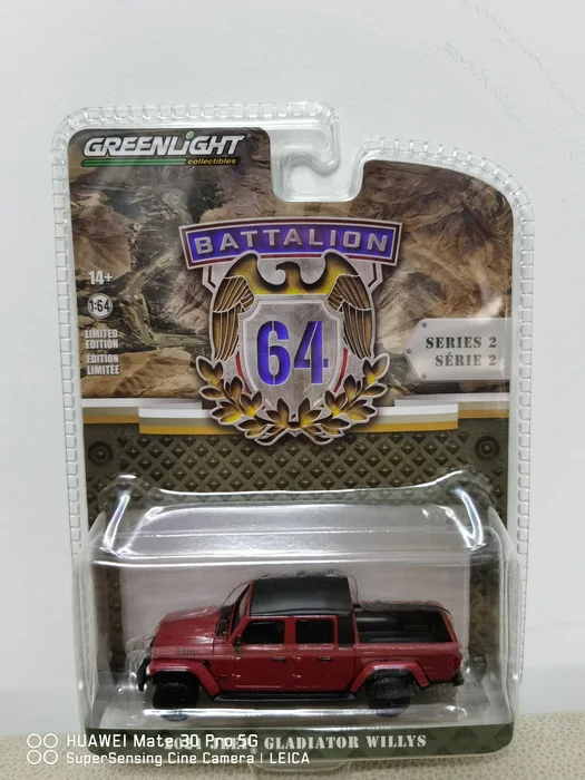 

GREENLIGHT 1/64 2021 Jeep Gladiator Willys Collection of die-casting alloy cart model ornaments gifts