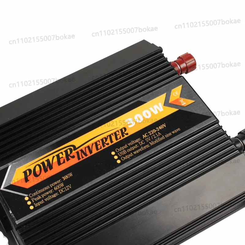 Automotive 24v inverter, modified sine wave, dual usb, battery level display, 300w power inverter
