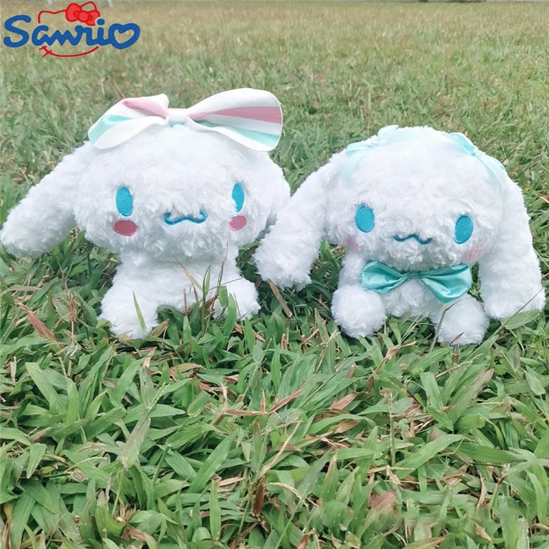 

Sanrio модная новинка 8-дюймовая кавайная плюшевая Мягкая кукла из розового бархата в виде коричной розы 21 см трехцветный галстук-бабочка плюшевая игрушка в подарок