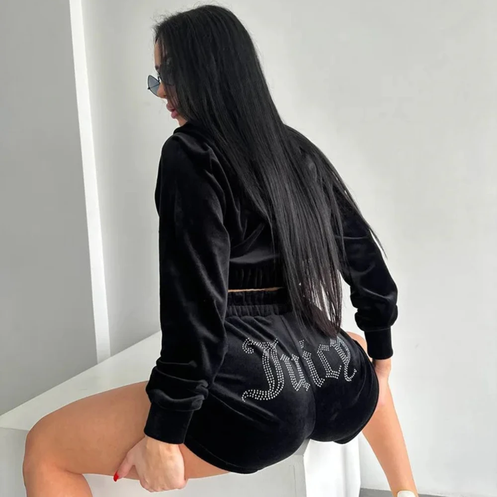 Moda rua água diamante padrão letras impressão hottie emagrecimento festa preto casual respirável confortável meados de cintura shorts quentes