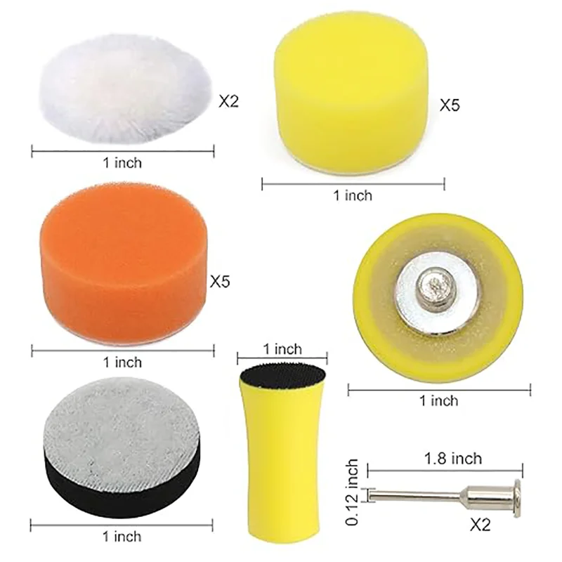1 Inch Wet Dry Sandpaper Kit 317 Pcs with 1/8