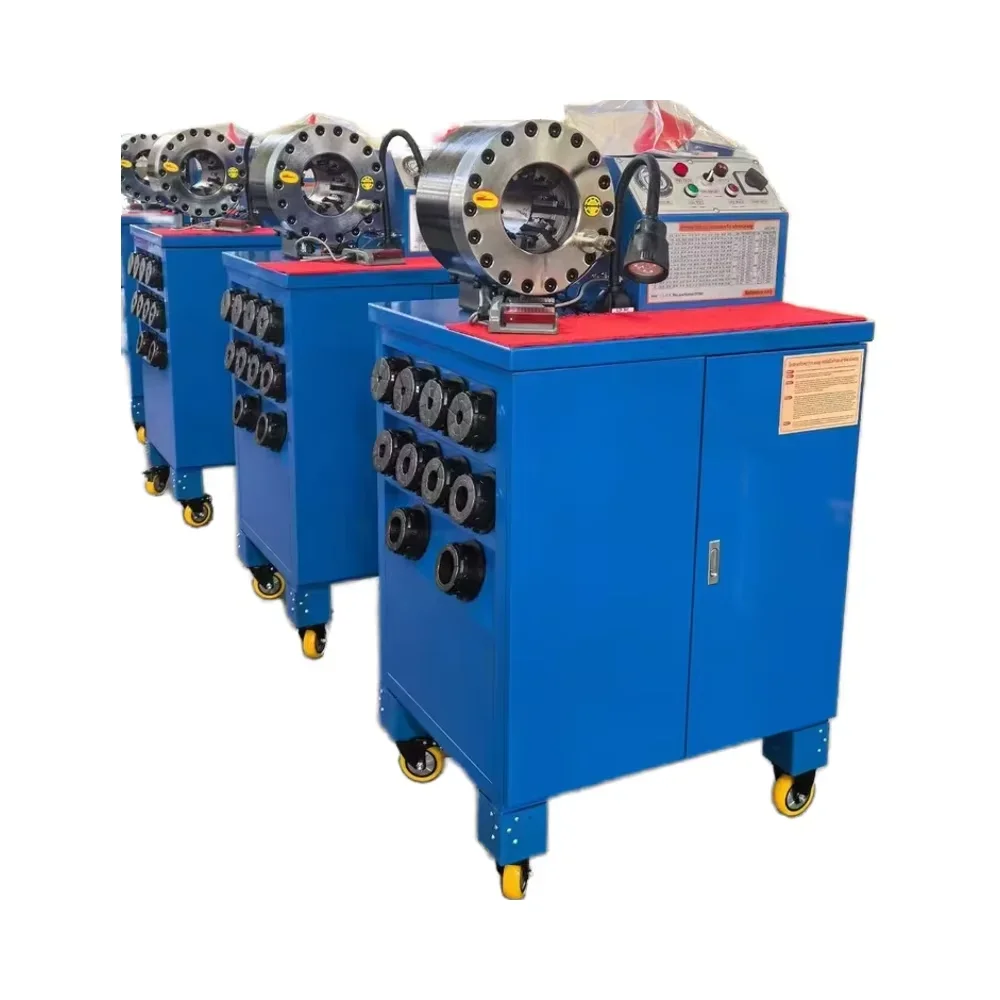 Automatic hydraulic hose crimping machine steel pipe locking for bearing motor pump components  in  construction