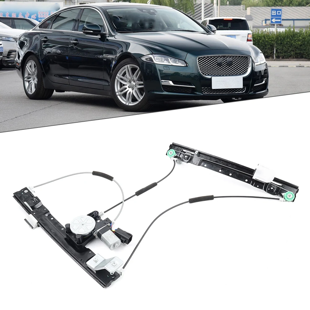 C2D36915 Rear Car Accessories Electric Power Window Regulator Assembly 1Pc For Jaguar XJR 2014-16 Metal Right Rear