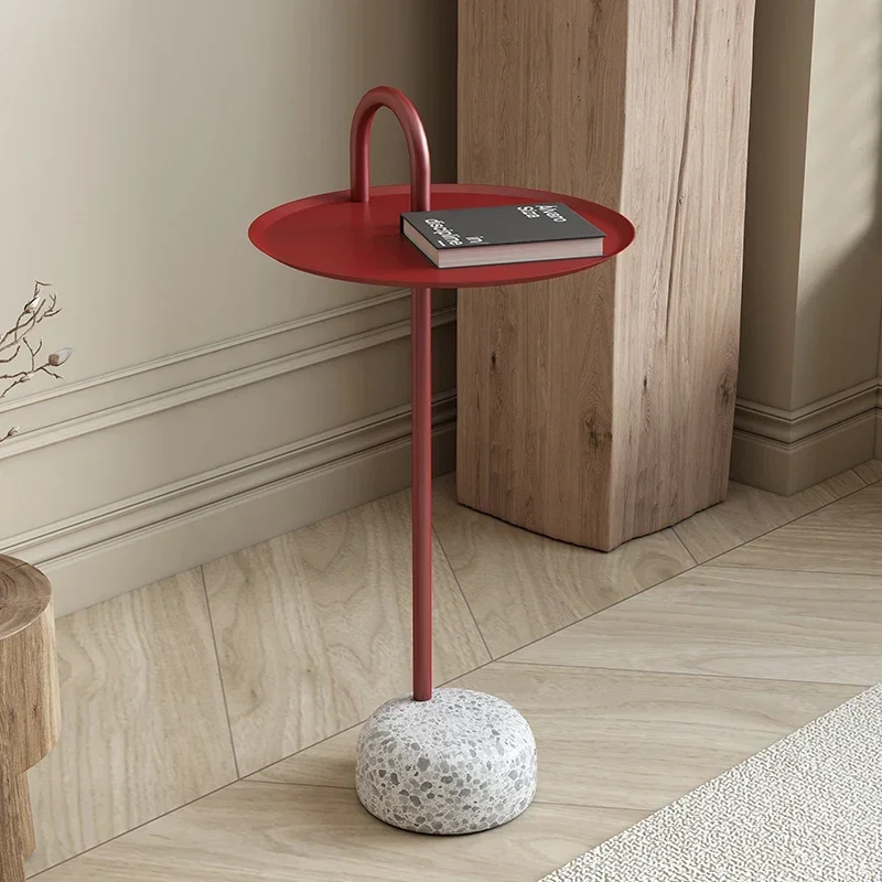 Modern Light Luxury Side Table Living Room Sofa Corner Table Rack Nordic Bedroom Balcony Creative Side Tables Metal Tripod