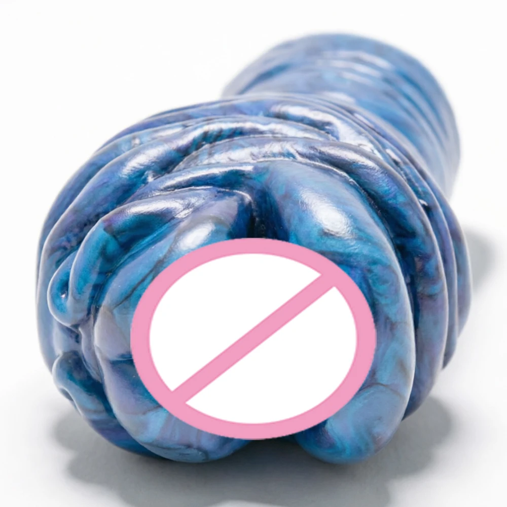 GEEBA Fantasy Dog Mouth Shaped Male Masturbator Skin-Friendly Soft Silicone Men's Stroker Portable Pocket Pussy Onahole Sex Toys