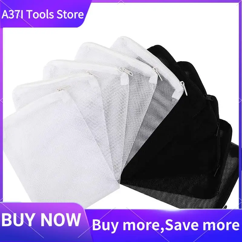 

40-компонентные фильтр-мешки для аквариума, сетчатые фильтрующие мешки с застежкой-молнией для удаления гранулированного угля, белый и черный-[A37I]