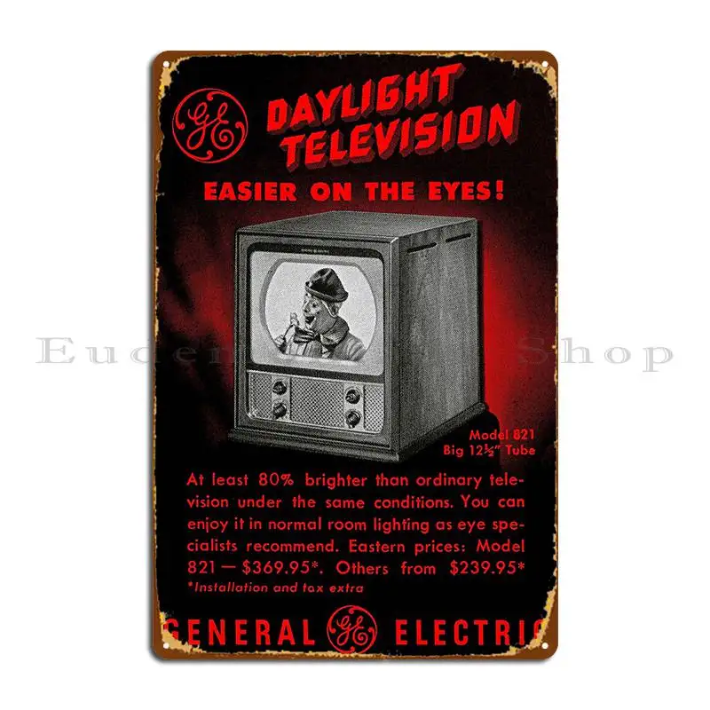 مجموعة التلفزيون الإعلان علامة معدنية المنزل لوحات شخصية المرآب شخصية تين تسجيل ملصق