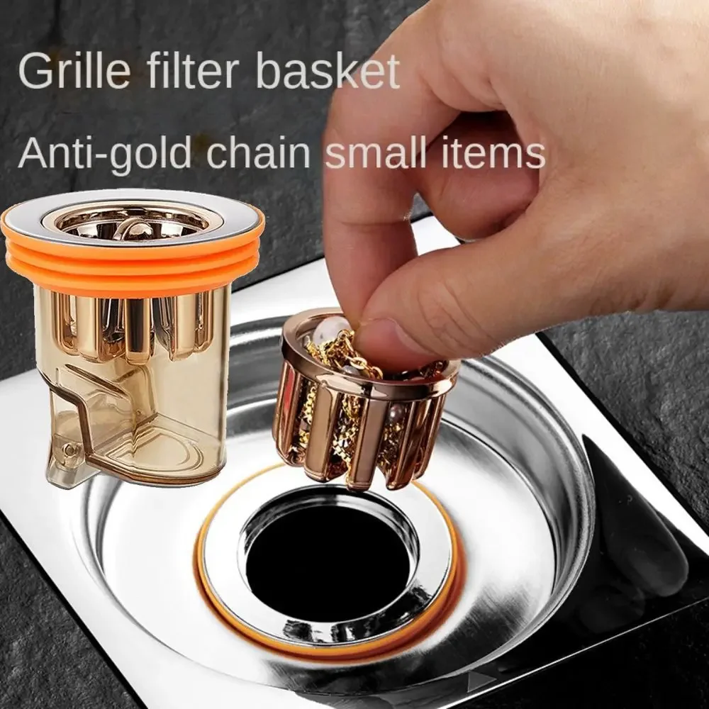 Anti-odor Deodorant Floor Drain Core Kitchen Bathroom Sewer Shower Drain Stopper Insectproof Anti-odor Floor Drain Cover