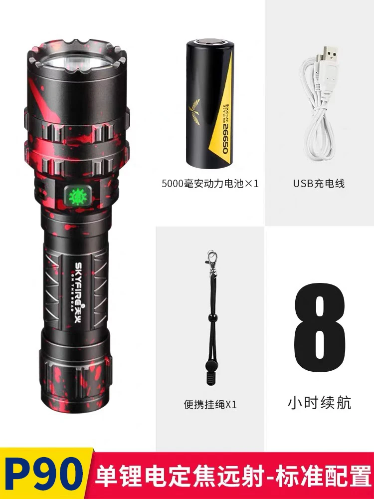 

Powerful Flashlight Led Lantern Underwater Lamp Rechargeable Torch Tactical Flashlight Bicycle Lighting Linterna Work Light